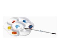 Palette marguerite pour gouache liquide + couvercle