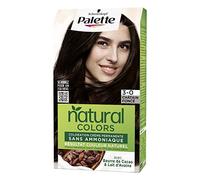 Palette Natural Colors - Coloration Permanente Cheveux - Couleur Naturelle - Cheveux nourris - Couvre 100% des Cheveux Blancs - Sans Ammoniaque - Beurre de Cacao & Lait d'Avoine - Châtain Foncé 3.0