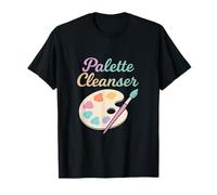 Palette nettoyante motif éclaboussures de peinture arc-en-ciel pastel T-Shirt