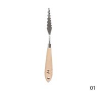 Palette Opaque Professionnelle Multi Types Pour Artiste,Outil De Peinture Fine,Grattoir Mixte En Acier Inoxydable,Fournitures D'art - Type 01 J4