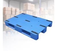 Palette Plastique Bleues for Sous Sol, Palettes de Stockage Résistantes à L'Humidité, Tapis de Sol Robuste for L'Entreposage, la Logistique et le Transport