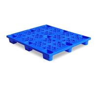 Palette Plastique Empilable, Légère Avec Plateau à Grille, Palette de Sol Facile à Nettoyer pour Entrepôt, Cuisine, Restaurant(43.3x51.1x5.5in/110x130x14cm)