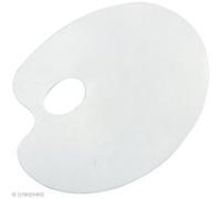 Palette Plastique Pébéo - Ovale Blanc G