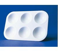Palette Rectangulaire En Plastique 9 X 13,5 Cm