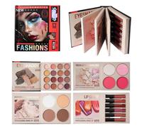 Palette Style Livre Blush visage et gloss à lèvres anti-transpiration