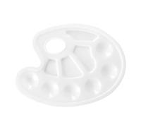 Palette Universelle for Peinture à l'huile, 3 pièces avec Trou for Les Doigts et 10 Panneaux de mélange, for aquarelles et peintures à l'huile(3pc)