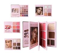 Palette Visage,Fard À Paupières Brillant - Set de Palette de Maquillage Longue Tenue | Pour Fête Vacances Anniversaire Voyage Mariage Événements Club Séances Photo Femmes Mariées
