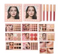Palette Visage Kit 8 Pages Longue Tenue Résistant À La Transpiration Fards