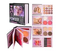 Palette Visage Longue Tenue Blush Enlumineur Gloss À Lèvres Anti-Bavure