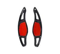 Palette Vitesse Au Volant Pour Audi Pour R8 Pour RS3 RS4 RS5 Pour TT Pour RS Pour RS Pour Q3 RS Pour Q8 1 Paire D'extension Levier Vitesse Volant Voiture Manette Vitesse Palette(Carbon Fiber Black)