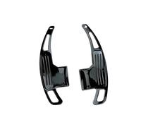 Palette vitesse Au Volant Pour Ford Pour Mustang 2015 2016 2017 2018 2019 Modèle En Fiber Carbone Palette Changement Volant D'extension Palette Changement Vitesse Voiture Manette Vitesse Palette(Black