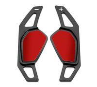 Palette Vitesse Volant Compatible Avec Skoda Pour Octavia A8 MK4 Pour Enyaq IV RS VRS 2020 2021 Pour Karoq Pour Kodiaq Autocollant Pour Palettes Changement De Vitesse Au Volant(Noir)