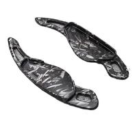 palette volant Compatible avec Jaguar pour XJ 2010 2011 2012 2013 2014 2015 2016 2017 2018 2019 Extension de palette de changement de vitesse pour volant de voiture(Satin Black)