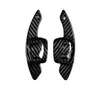 Palette Volant Extension des Palettes De Changement De Vitesse du Volant en Fibre Carbone pour Golf 8 MK8 GTI R Line, Modifications Intérieures Pagaie Changement(Carbon Fiber Black)