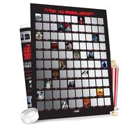 Palettes and Prints Top 100 Affiche de films d'horreur à gratter - Affiches de film superbes œuvres d'art à la main Merch Merch Cadeau pour les amoureux Souvenirs effrayants