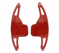 Palettes au volant Compatible Avec BMW Pour Series 4 2014-2018 Pour Series 5 2011-2016 Pour Series 6 2012-2017 Extensions Levier Vitesse Palette Volant(Carbon Red)