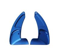 Palettes Au Volant Compatible avec Dodge pour Charger pour Challenger 2015-2021 pour Durango 2014-2021 Autocollant D'extension Levier Vitesse Volant Voiture(Blue)