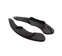 Palettes au Volant Compatible Avec Ford Pour Edge 2015 2016 2017 2018 2019 Extension De Palette De Changement De Volant De Voiture En Aluminium(Black)