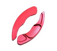 Palettes au Volant Compatible Avec Ford Pour Edge 2015 2016 2017 2018 2019 Extension De Palette De Changement De Volant De Voiture En Aluminium(Red)