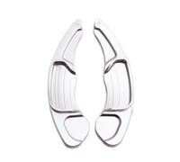 Palettes au Volant Compatible Avec Ford Pour Edge 2015 2016 2017 2018 2019 Extension De Palette De Changement De Volant De Voiture En Aluminium(Silver)