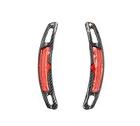 Palettes au volant Compatible Avec Pour 911 Pour Carrera 991 2016-2019 Pour Spyder 918 2015-2020 Palettes Changement Vitesse Pour Volant Voiture 2 Pièces(Carbon Black)