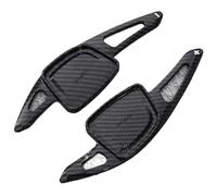 Palettes au volant Manette Vitesse À Palettes Voiture Compatible Avec Pour A3 A4 S4 A5 S5 A6 S6 C8 A7 S7 4K A8 Q8 Pour E-tron Pour Sportback 2020-2024(Carbon Fiber Black)