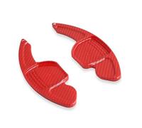 Palettes Au Volant Pour Seat Pour Alhambra Pour Ateca Leon Pour 5F FR Pour Tarraco Pour Ibiza Pour 6P Pour Cupra Pour ST Volant Voiture Manette Vitesse(Carbon red)