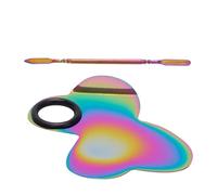 Palettes de bacs à peinture pour Palette de, Butterfly | Palettes métalliques réutilisables avec trou pour le pouce, pour peinture à l ' huile acrylique, aquarelle, artisanat