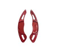 Palettes de Changement de Vitesse en Aluminium pour VW Variant R-Line 2016-2019, Lot de 2 Extensions de Paddles pour Volant,Red Carbon Pattern