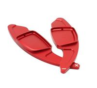 Palettes De Changement De Volant Compatible With A4 For S4 2020 2021 For A6 2019 2020 2021 Steering Wheel Shift Paddle 2pcs Aluminum Alloy Paddle Shifters(Red)