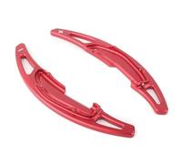 Palettes de changement vitesse en alliage d'aluminium, compatibles avec M2 F87 M3 F80 M4 F82 F83 M5 F10 M6 F12 F13 X5M F85 X6M, 2 pièces(Red)
