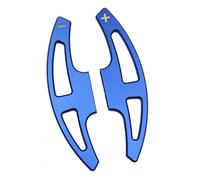 Palettes de changement vitesse en aluminium compatibles avec E90 E91 E92 E93 M3 E9X E70 X5M E71 X6M Extension palette au volant(Blue)
