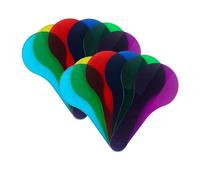Palettes de Couleurs Translucides 12 Pièces en Abs pour Sciences