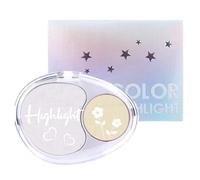 Palettes De Fard À Paupières | 2 Couleurs Imperméable Produits de Beauté | Maquillage Visage pour Femmes Highlighter Cosmétiques,Pour Femmes Adolescents Épouse Voyage Quotidien Rencontres Fête Navette