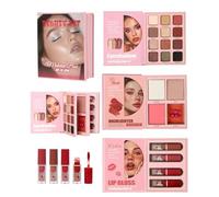 Palettes de Maquillage - Fard à Paupières Longue Durée Pliable à 3 Couches - Boîte Fard À Joues Et Highlighter,Pour Artistes, Mariage, Soirée, Bureau, Sortie, Voyage et Usage