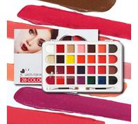 Palettes De Maquillage | Maquillage pour Lèvres | 28 Couleurs Fard À Joues Teint Lèvres Pour Femmes Adolescentes Peaux Matures