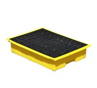 Palettes de rétention des déversements Robustes - palettes de rétention des déversements en polyéthylène Industriel Qui empêchent Les déversements de Produits Chimiques dans Les usines et Le