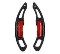 Palettes de vitesse Compatible Avec Mazda Pour 6 2014-2022 Pour CX-4 2016-2019 Extension Couvercle Levier Vitesse Pièces Automobiles Contrôleur Volant Palette Changement(Carbon Fiber Black)