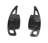 palettes de vitesses Compatible Avec A3 A4 A5 A7 A8 S3 S4 S5 S6 S7 2020 2021 Palette De Changement Volant De Sport En Fiber Carbone ABS(Pearl Black)