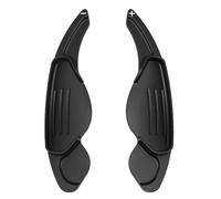 palettes de vitesses Compatible avec Jaguar pour XF XJ 2010-2017 Accessoires de voiture Extension de levier de vitesse de volant Palettes de changement de vitesse(Black)