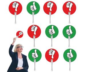 Palettes De Vote - 10 Palettes De Vote Pouces Le Haut, Pouces Le Bas, Oui Ou Non, Vrais Faux Signes, Pour La Participation Des Étudiants En Classe | Fournitures Pour Événements Pour Enseigna