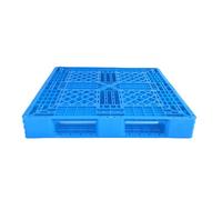 Palettes en Plastique, Palette Plastique HDPE Bleue, pour Utilisation avec Chariot éLévateur Dans les Entrepôts et les Opérations Extérieures(Light blue,110x110x15cm)