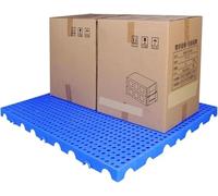 Palettes en Plastique, Palettes en Plastique Légères, Stockage De Sécurité, Goulottes D’expédition Emboîtables, Plusieurs Palettes en Plastique Librement, Blue-1pack, 50x50x3cm