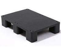 Palettes en Plastique Robustes pour Usage Industriel, Noires, StoraPlatform pour Emballage et mobilier, 50 x 40 x 12 cm, unité Unique Polyvalente idéale pour l'entreposage.