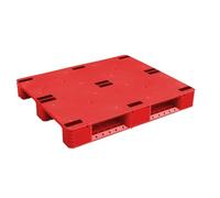 Palettes Industrielles En Plastique Robustes,Palettes De Stockage Extérieur,Robustes Et Durables, For Sols De Camping,Sols En Plastique,Entrepôts,Transports(Red)