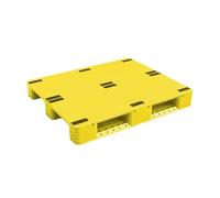 Palettes Industrielles En Plastique Robustes,Palettes De Stockage Extérieur,Robustes Et Durables, For Sols De Camping,Sols En Plastique,Entrepôts,Transports(Yellow)