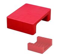 Palettes légères en plastique imperméable - Coussinets de rangement jaunes faciles à empiler pour la logistique et l'entreposage, parfaits pour une gestion efficace des sols et une nization