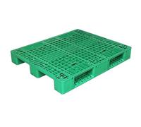 Palettes Plastiques Empilables Robustes avec Grilles Respirantes, Palette Légère pour Entrepôt, Supermarché et Cuisine(Green,120x100cm)