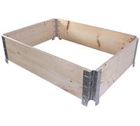 Palettes surélevées pliables 80 x 60 x 19,5 cm