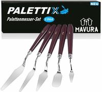 PALETTIX Couteau à palette Set Couteau à peindre Spatule à peinture Spatule d'artiste